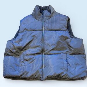 Womans Reversible Puffer Vest